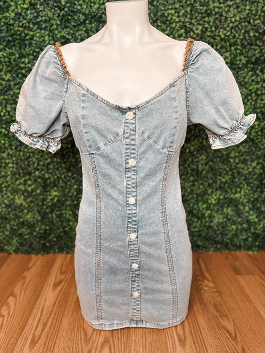 Sweet Escape Denim Mini Dress