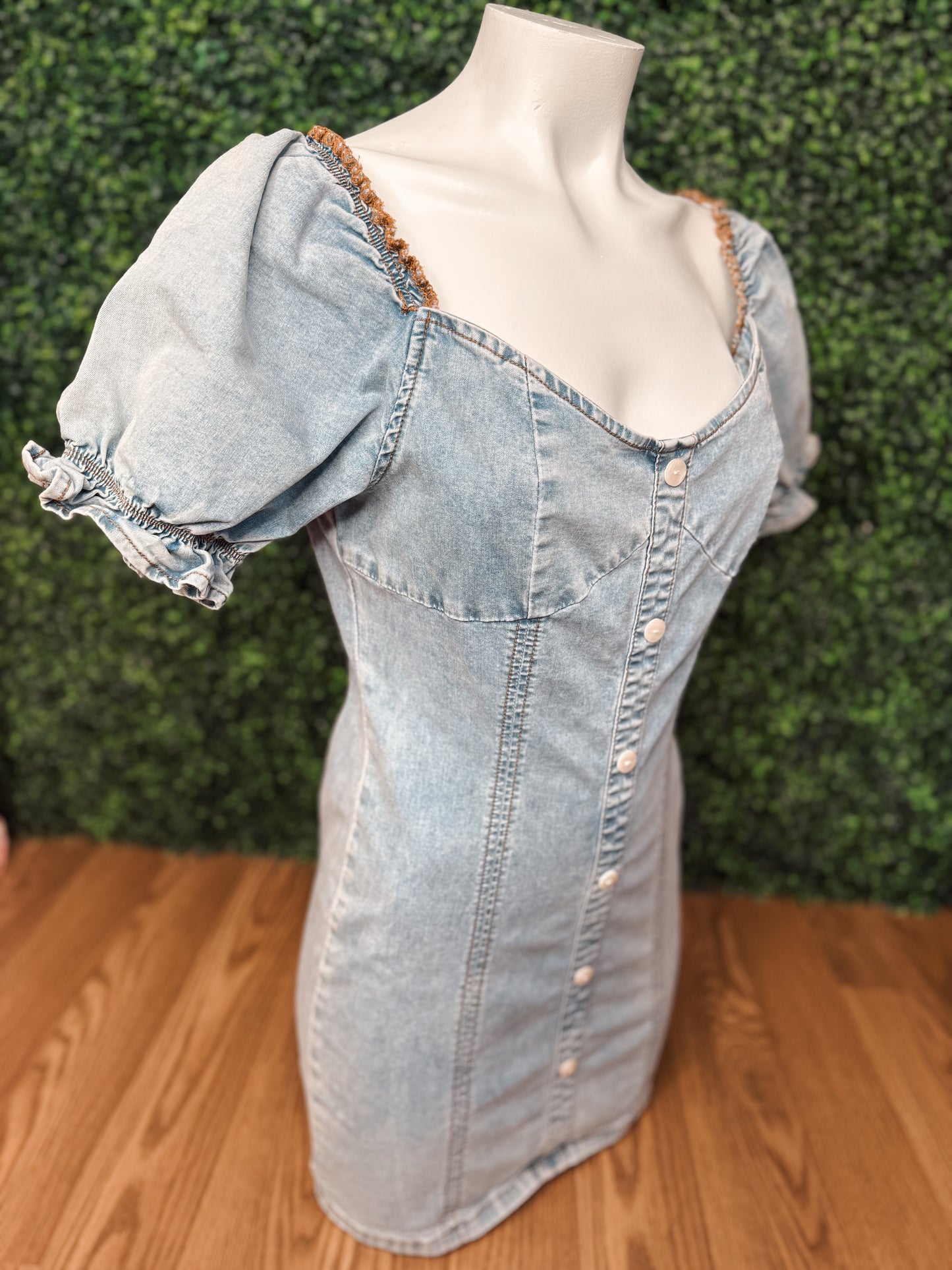 Sweet Escape Denim Mini Dress