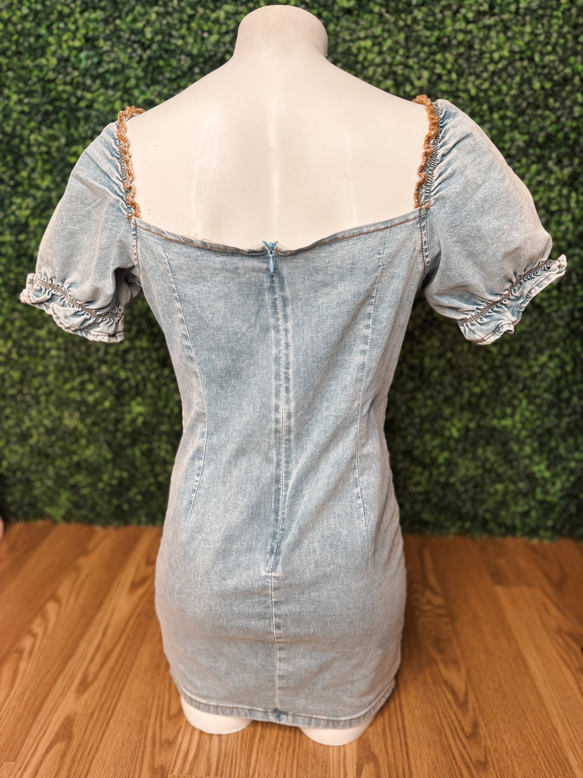 Sweet Escape Denim Mini Dress – Enclothed Confidence